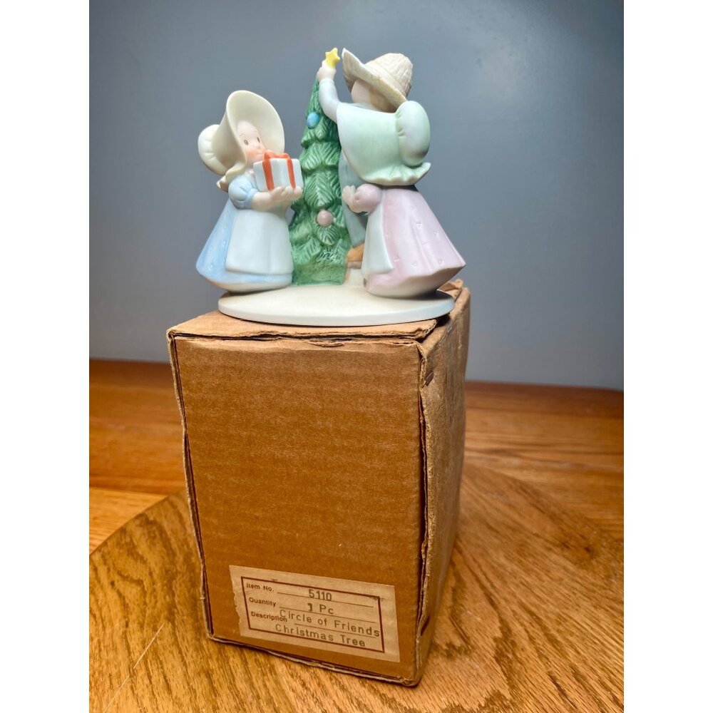 Vintage 1988 Homco, Masterpiece  Circle Of Friends  Christ Is The Star Of My Lif